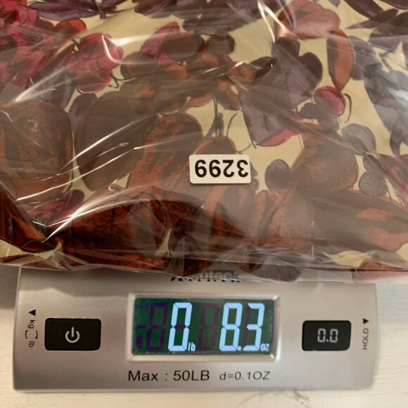 Abercrombie & Fitch Vintage Rayon Blouse Size 12 Floral Berry Print Fall Retro - Picture 11 of 11